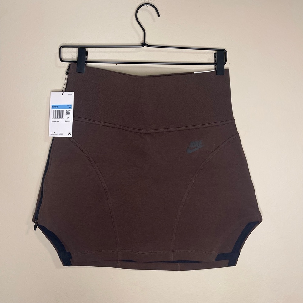 Nike Tech Fleece High Waist Mini Skirt